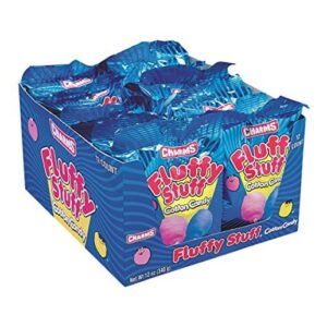 Charms Fluffy Stuff Cotton Candy 1oz 12ct